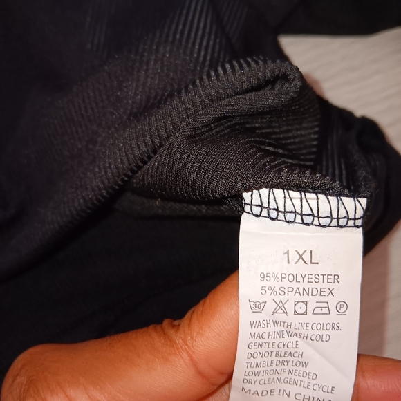 Plus Size Casual Solid Color Plus Size Pit Vest Jacket Pants Three-Piece Set - Picture 10 of 13